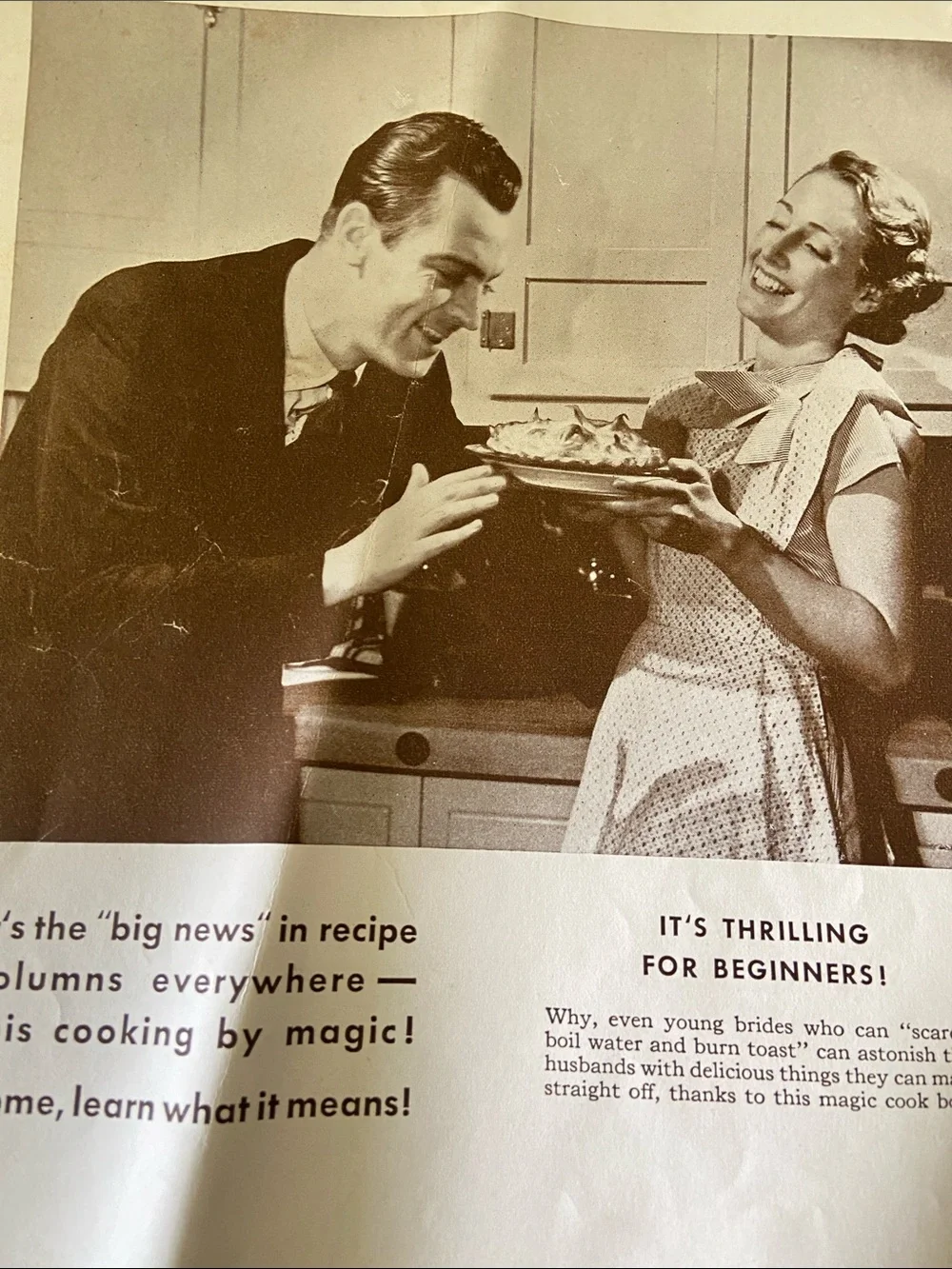 Vintage Cookbook baking recipe book Eagle Brand advertising advertisement bake
